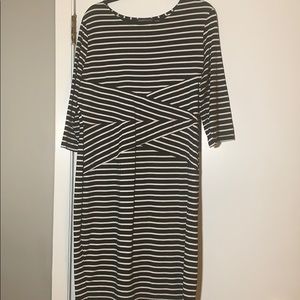 Black and White Stripe Dress